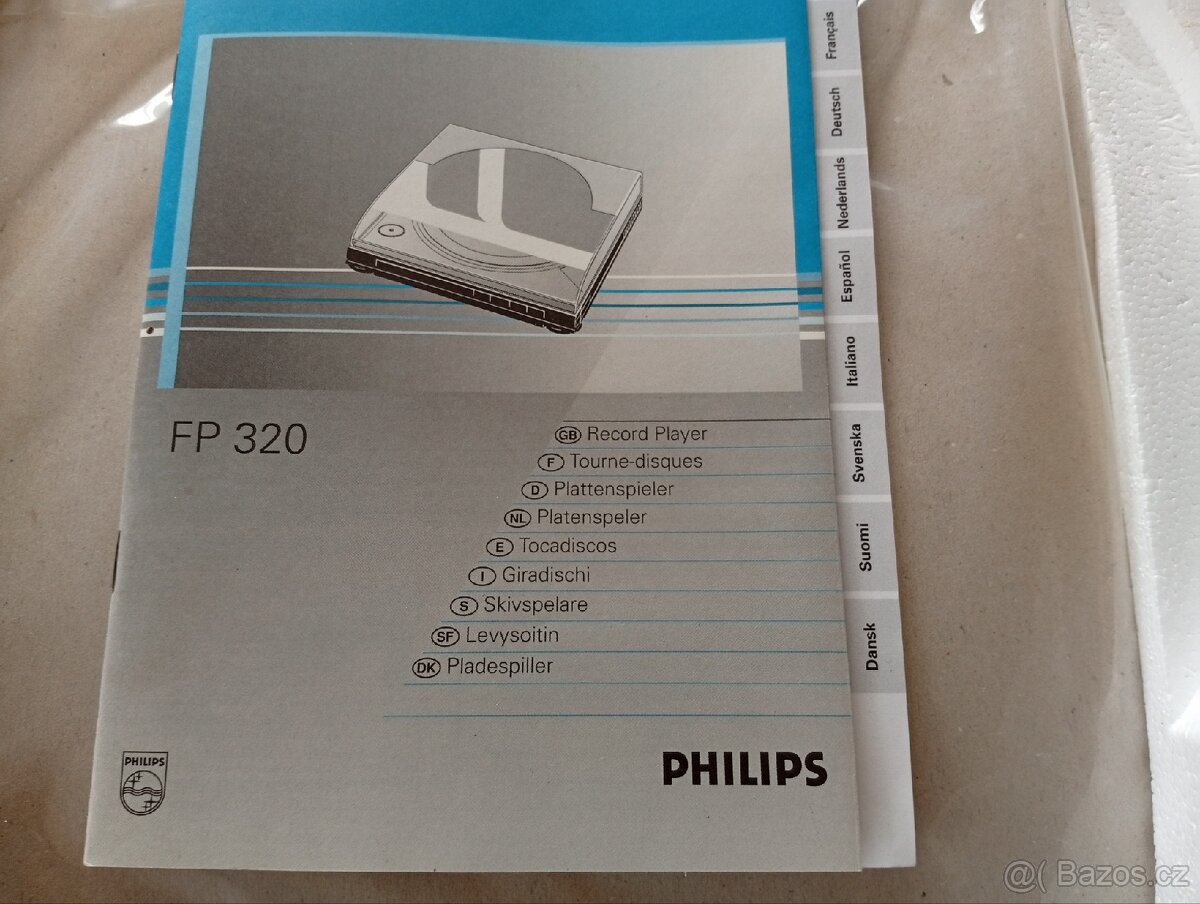 Gramofon Philips FP 320/00G NOVÝ - 4