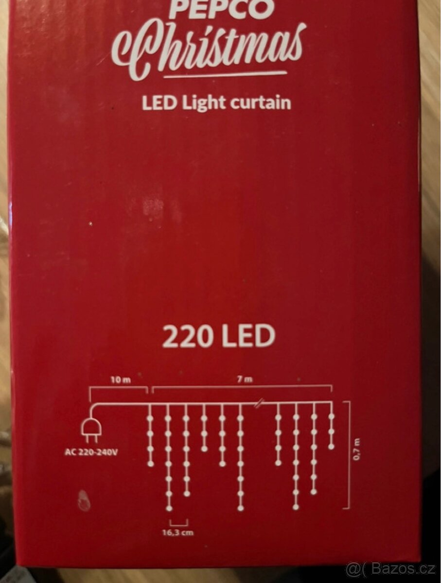 LED řetěz studená bílá - 4