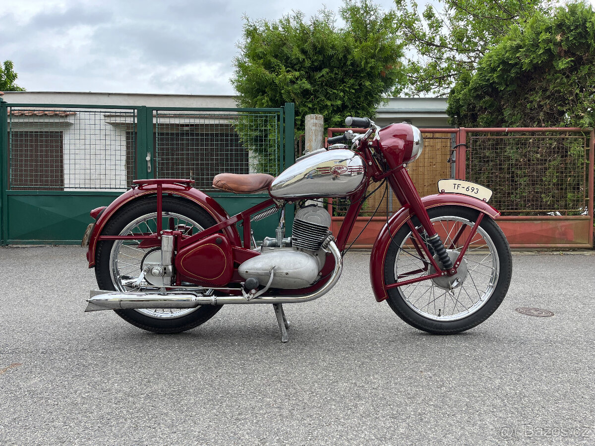 Jawa 350/18 Pérák, r.v. 1953 s TP (shodná čísla) - 4