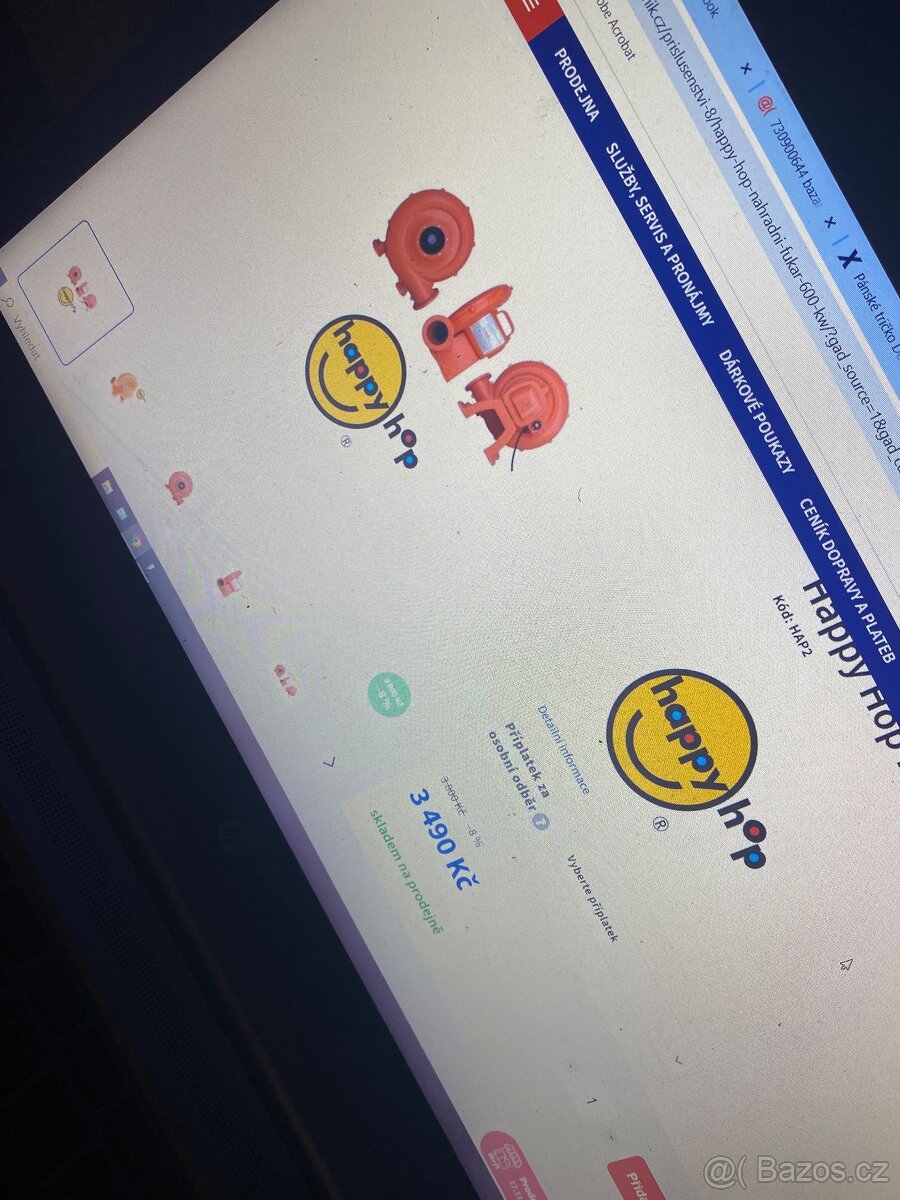 Prodám fukar ke skákacím hradu Happy hop - 4