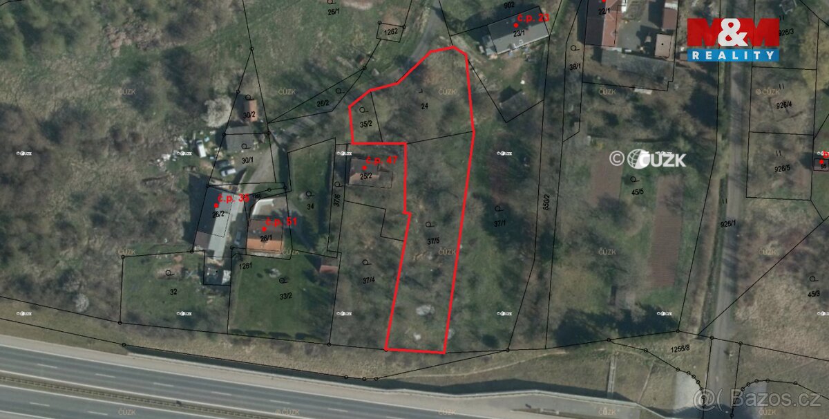 Prodej pozemku k bydlení, 1893 m², Libkovice - 4