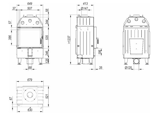 Krbová vložka Defro home INTRA SM Opti - 4