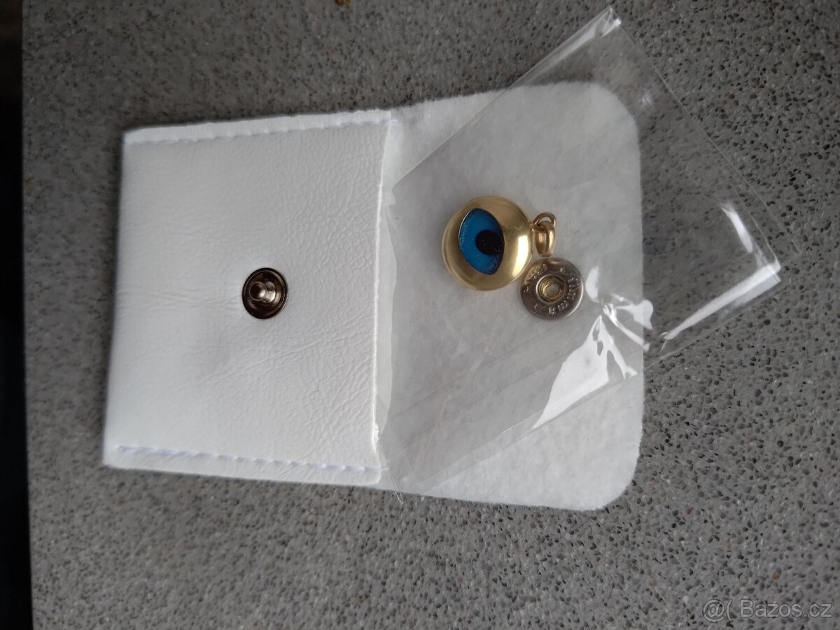 Zlatý přívěsek Nazar - 4