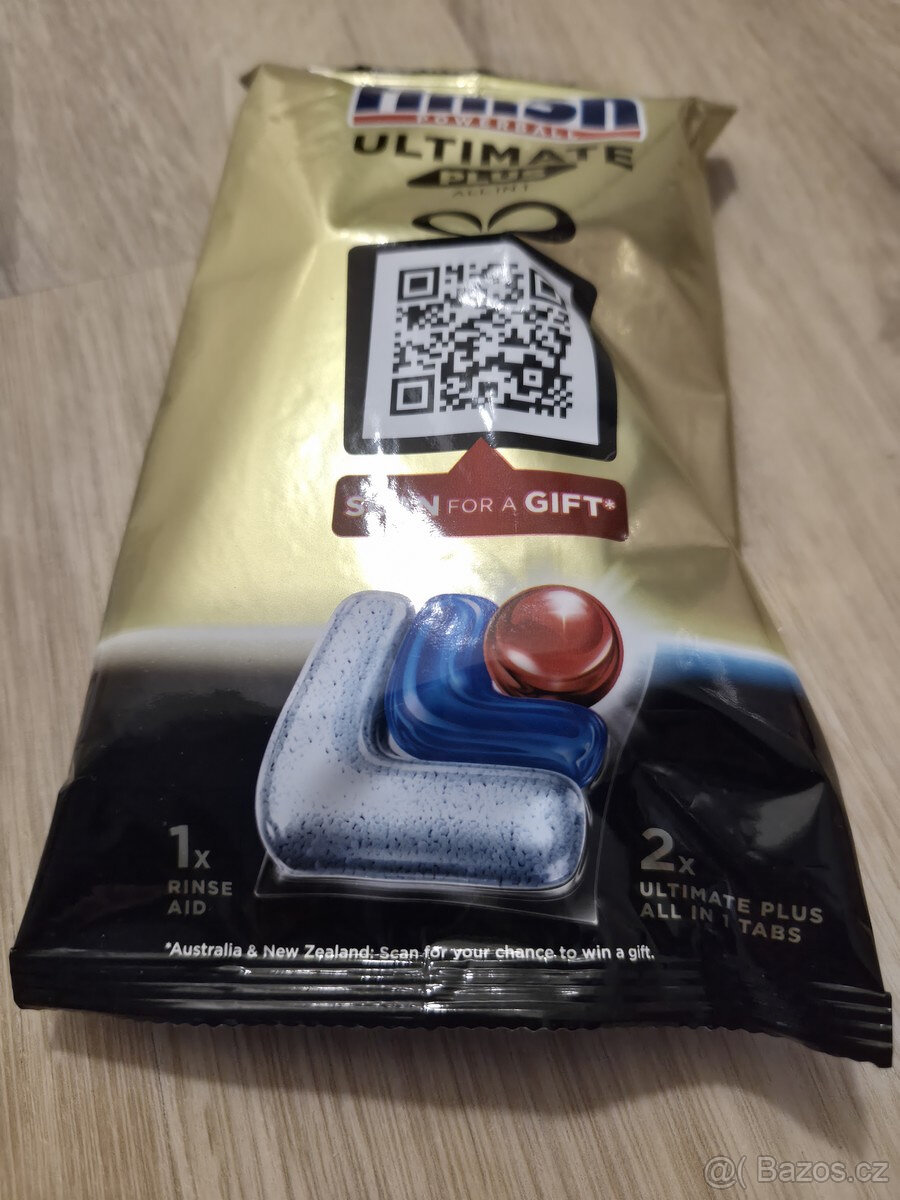 Tablety a čistič myčky Finish ultimate plus Domol - 4