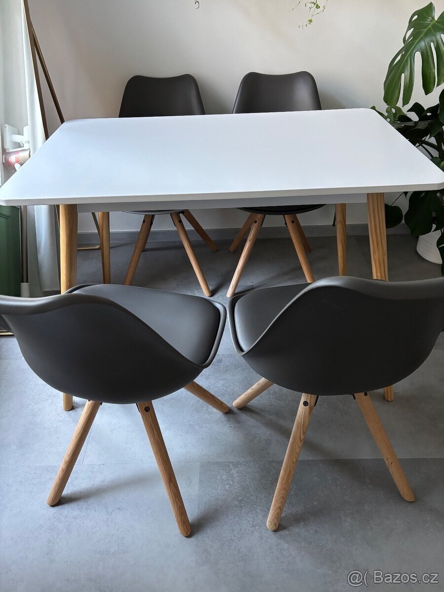 Jídelní židle Lilly šedá - 4