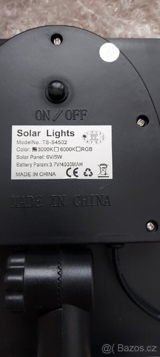 Solarní zahradní osvětlení IP65 - 4