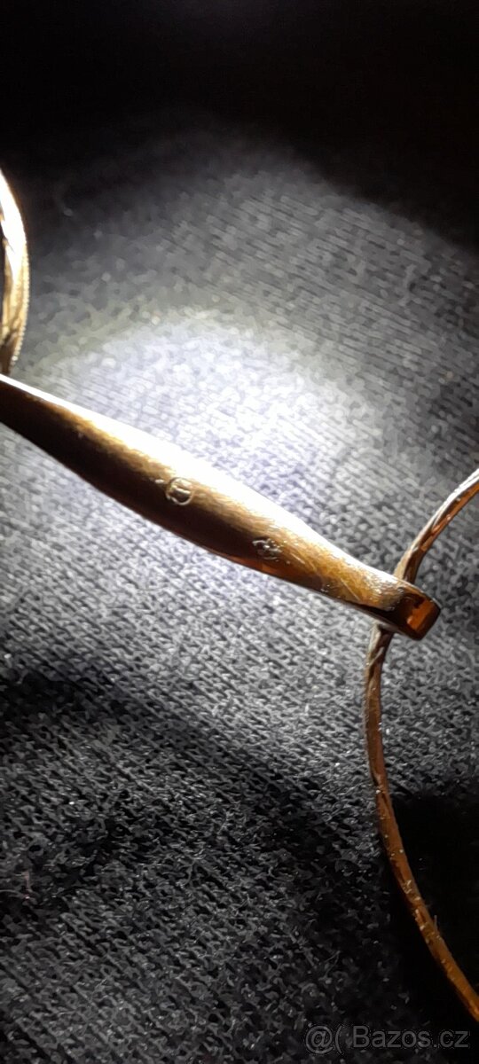 Zlaté drátěné brýle - 4