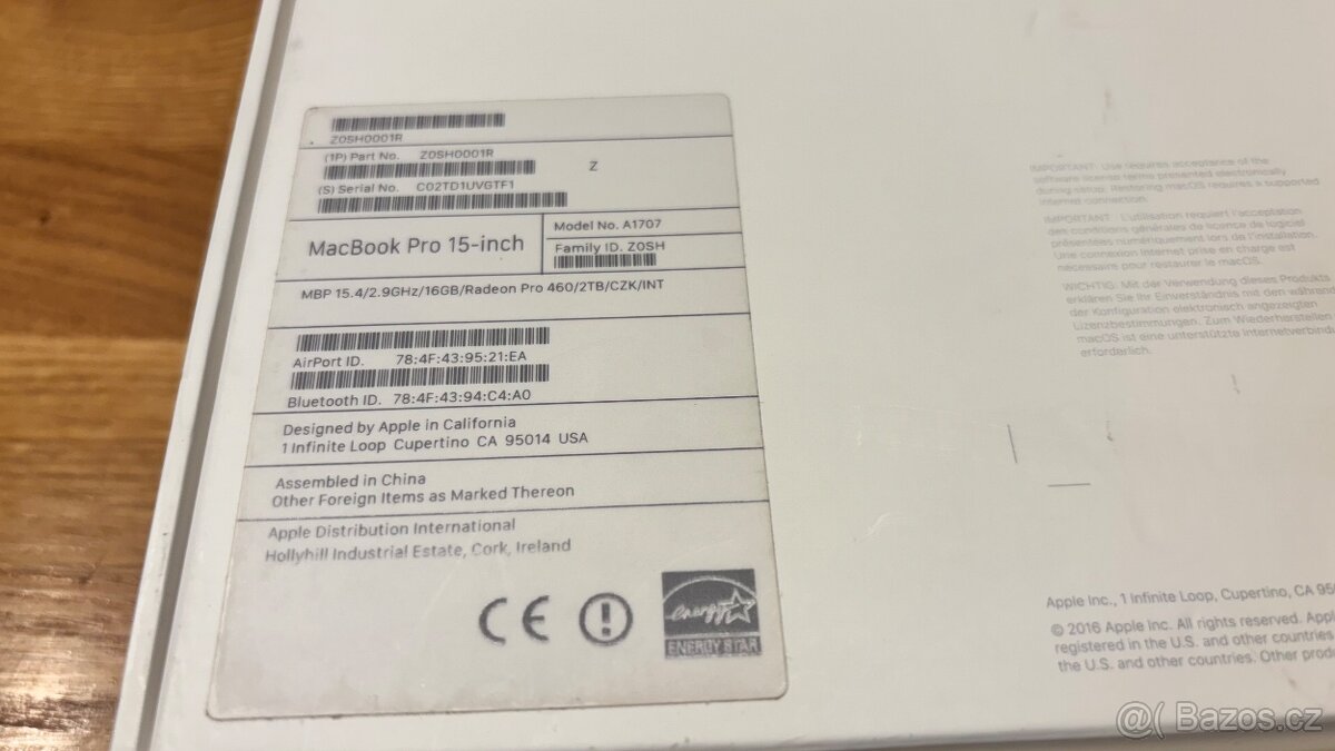 Macbook pro 15" - 4