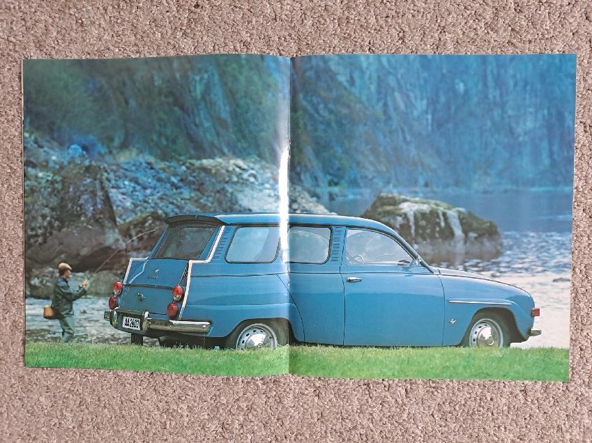 Prospekt automobilu SAAB V4 z roku 1970, dobový - 4