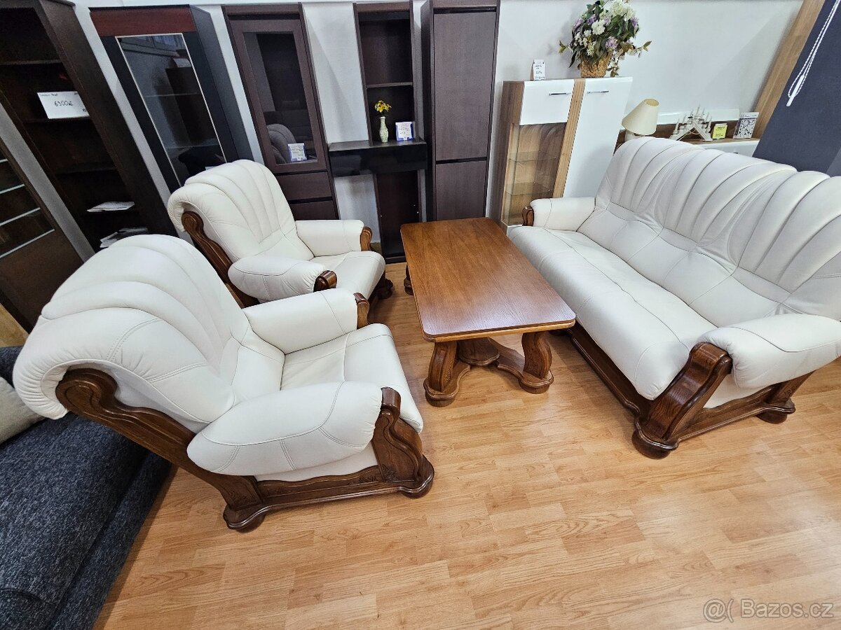 Kožena Luxusní sedací souprava Cezar - 4
