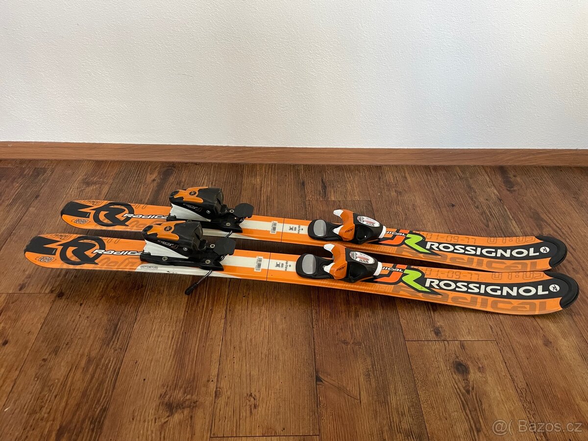 Dětské lyže Rossignol 100 cm, boty, helma. - 4