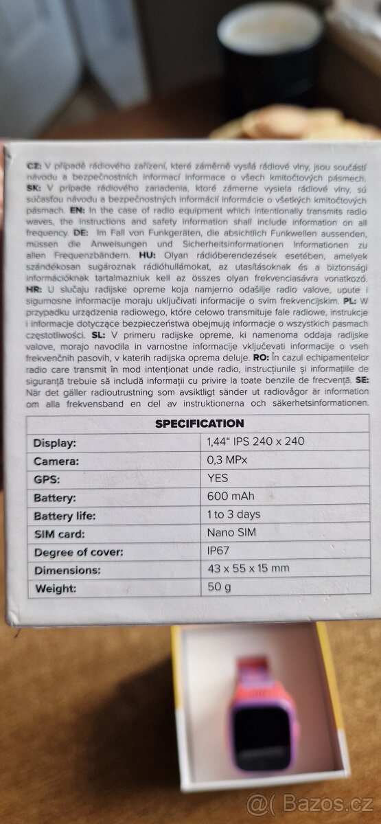 Vanoční dárek Gps chytre hodinky Nice boy kids patrol - 4