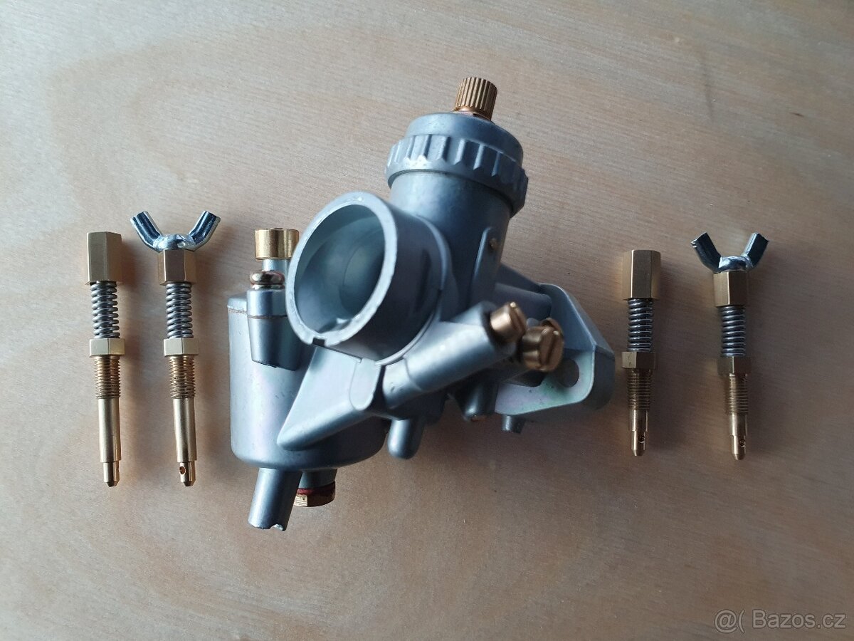 Jawa 50 pionýr karburátor, trysky, odkapová miska - 4