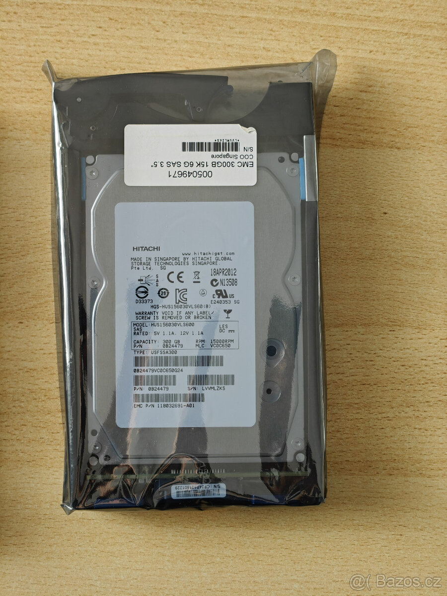 EMC HDD 300GB 15K SAS - 4