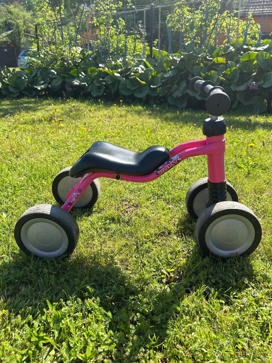Dětské odrážedlo Puky růžové - 4