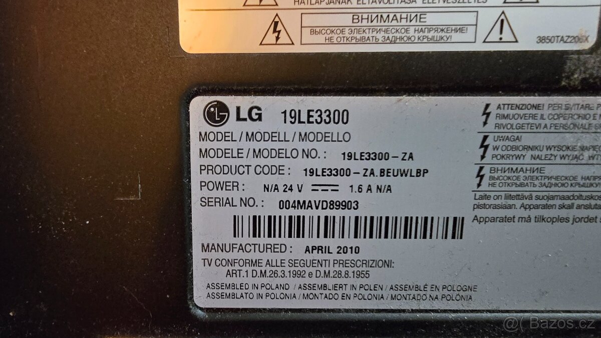 19" Televize 19LE3300 - 4
