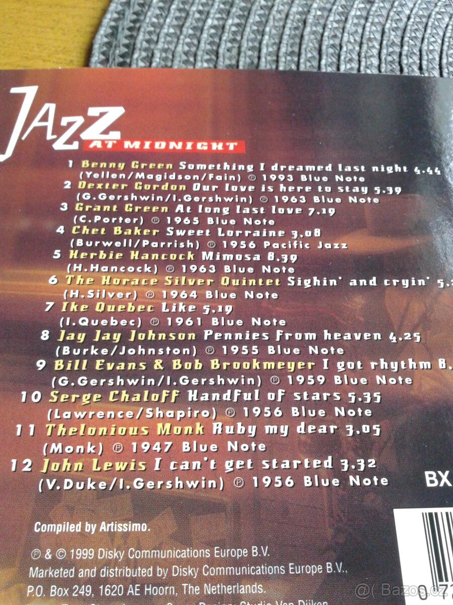 jazz cd z edice JAZZ AT MIDNIGHT - 4