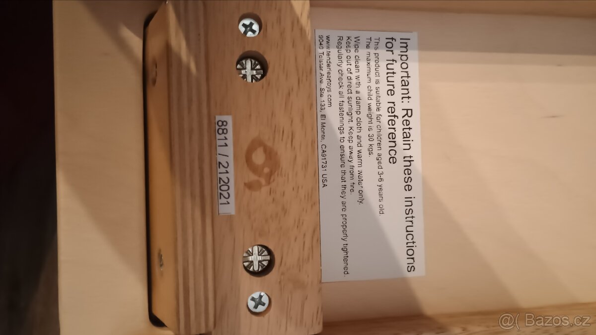 Dětská dřevěná židle Tender Leaf Forest - 4