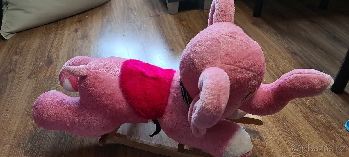 Rúžový slon houpačka - 4