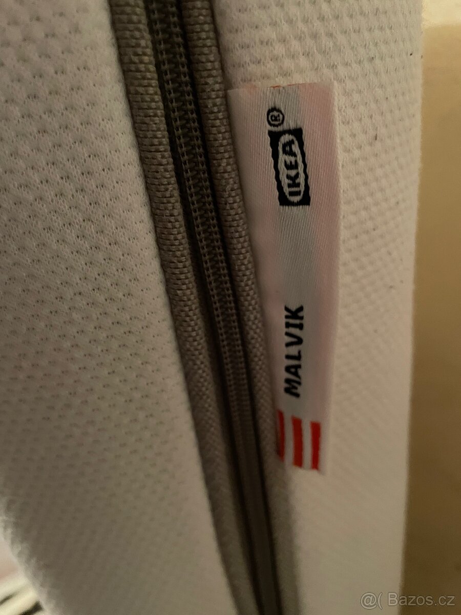 Postel HEMNES IKEA bílá + 2× matrace MALVIK - 4