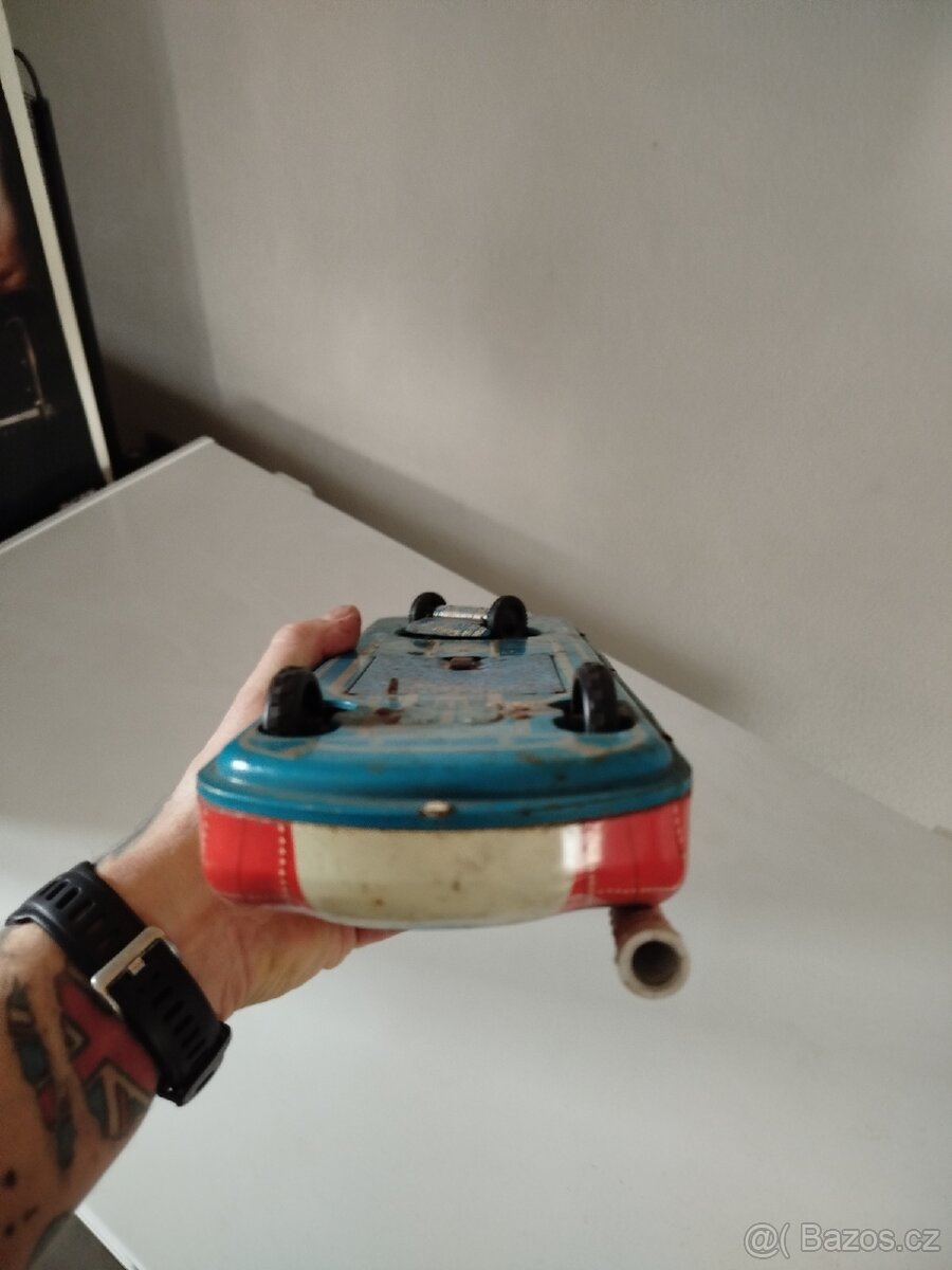 Plechové autíčko retro - 4