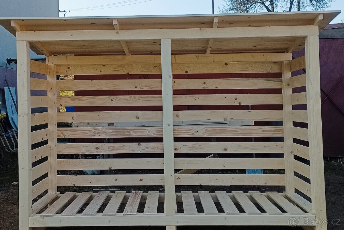 Dřevník - přístřešek na dřevo - 4