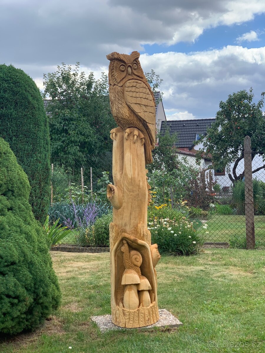 Dřevěná socha (dřevořezba pilou) - 4