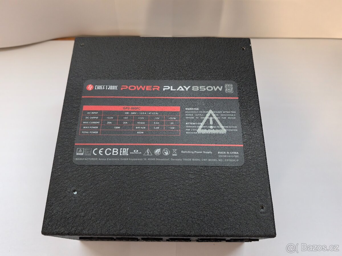 Zdroj Chieftronic PowerPLAY platinum 850W - 4