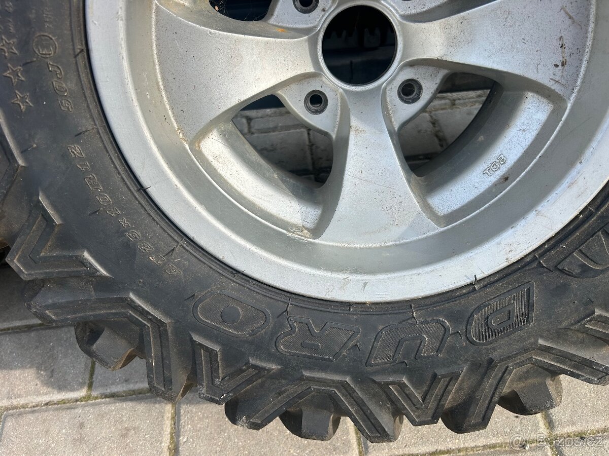 Alu kola 4x110 s pneu