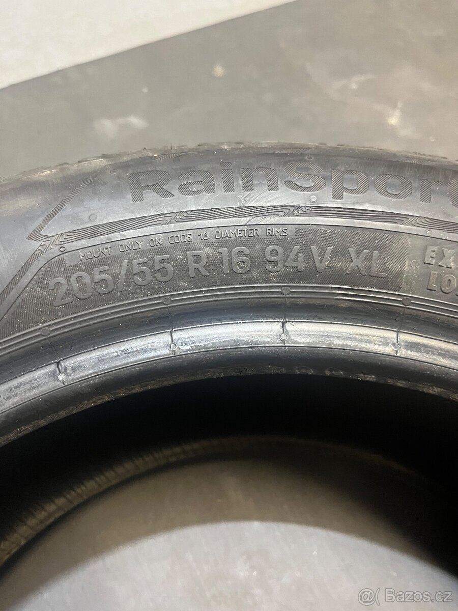 2ks LETNÍ PNEUMATIKY UNIROYAL RAINSPORT5 205/55/16 XL 94V 20 - 4