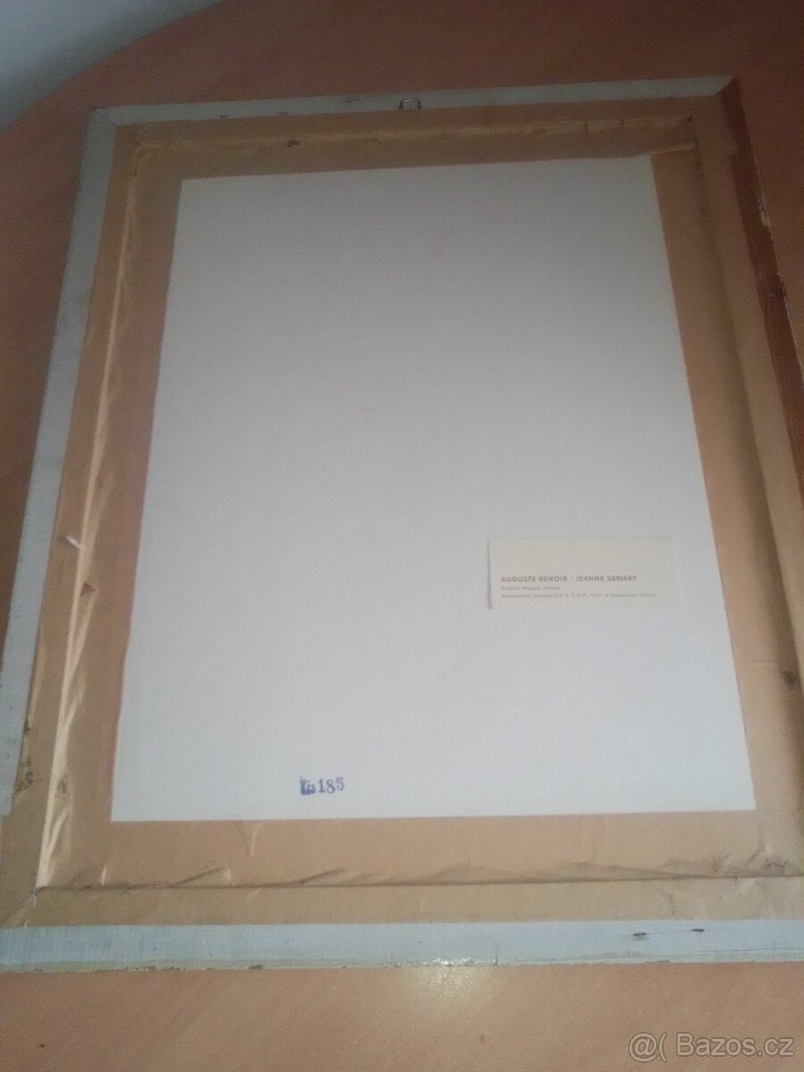 Starožitný obraz Auguste renoir - Jeanne Samary - 4