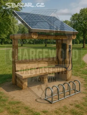 Solární odpočívadlo s nabíjením elektrokol a USB - 4