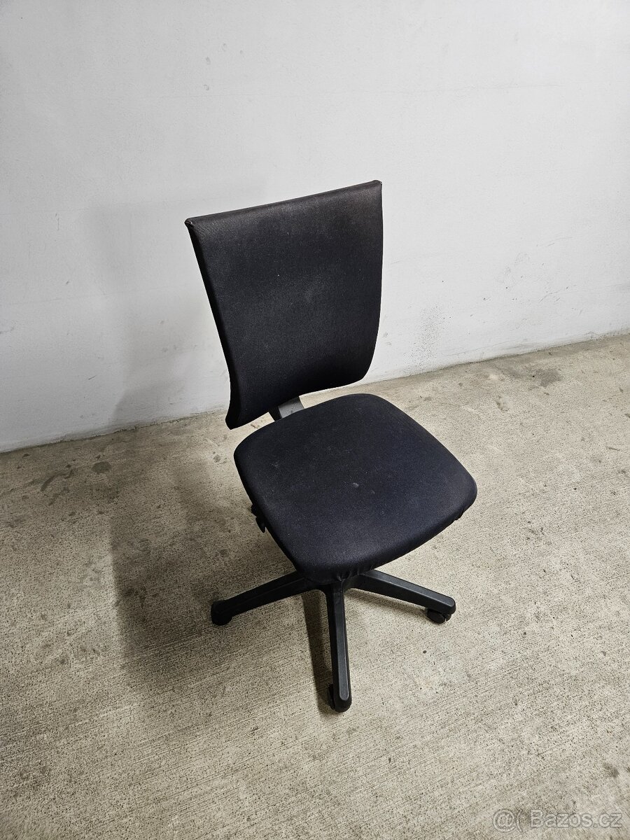 Kancelářská židle černá nastavitelná - 4