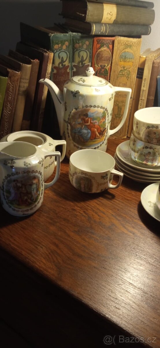 Starožitný kávový servis - 4
