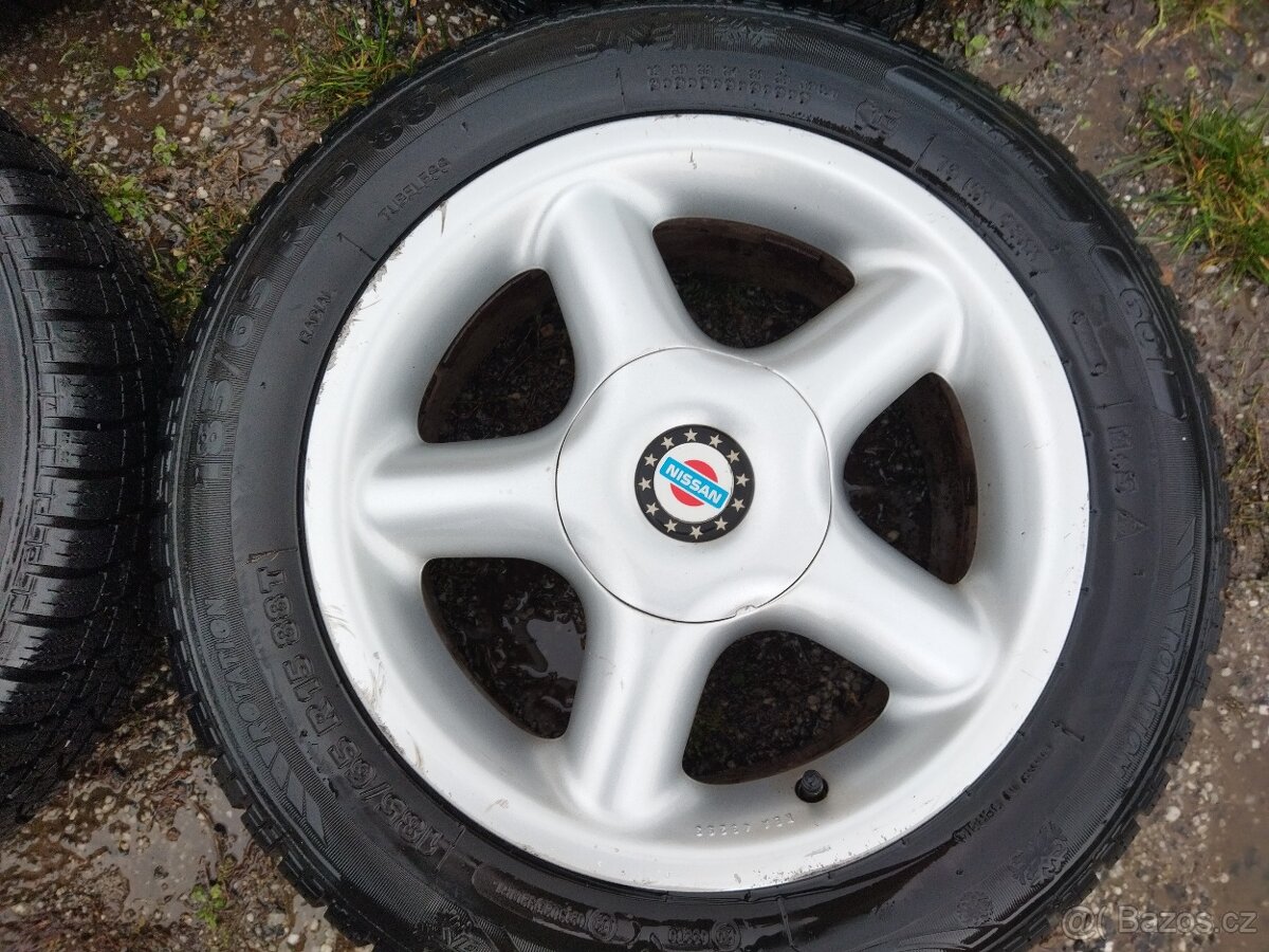 Prodám sadu ALU disků Nissan R15 4x114,3 - 4