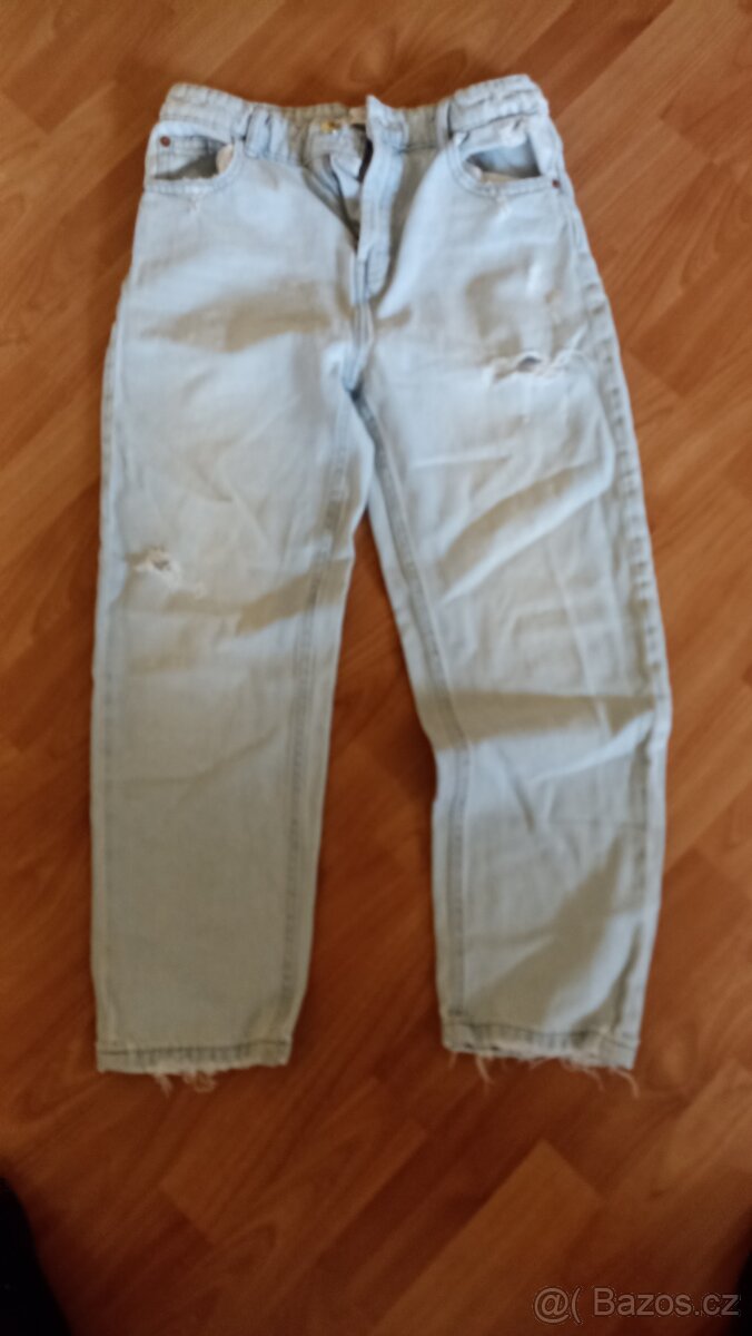 Rifle sv. modré Zara 158-164 - 4