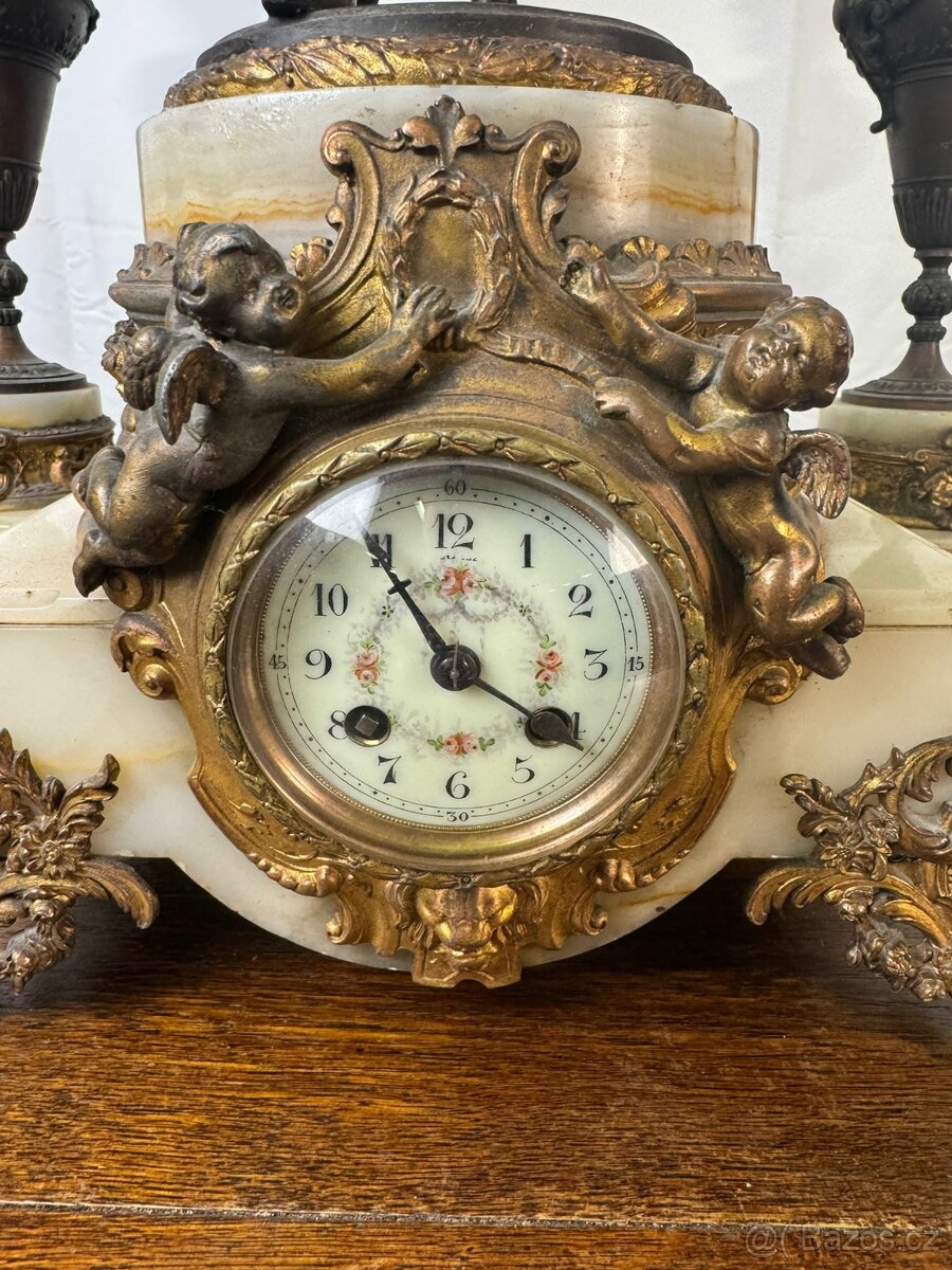 Starožitné figurální hodiny (135055) - 4