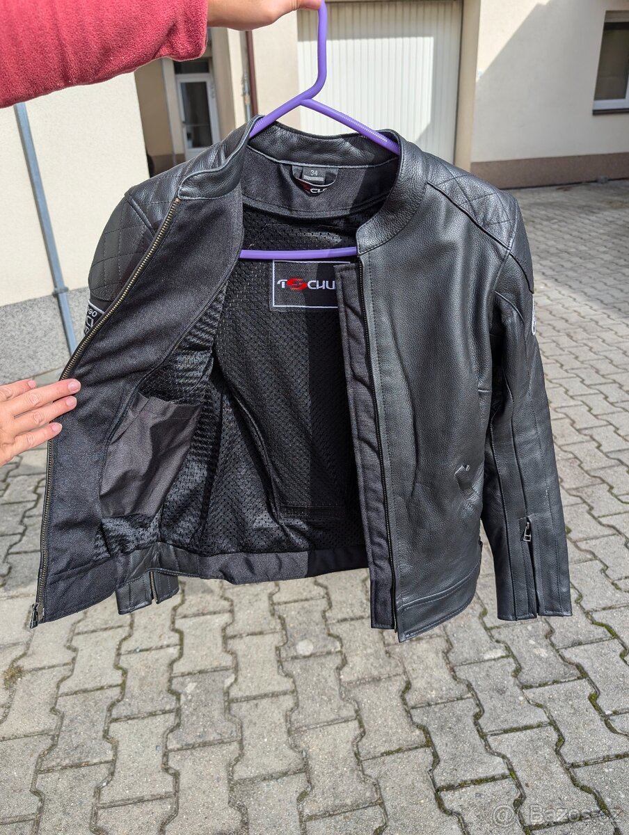 Dámská kožená bunda vel. 34 - 4