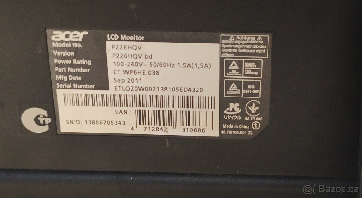 Prodám monitor/monitor k počítači - 4