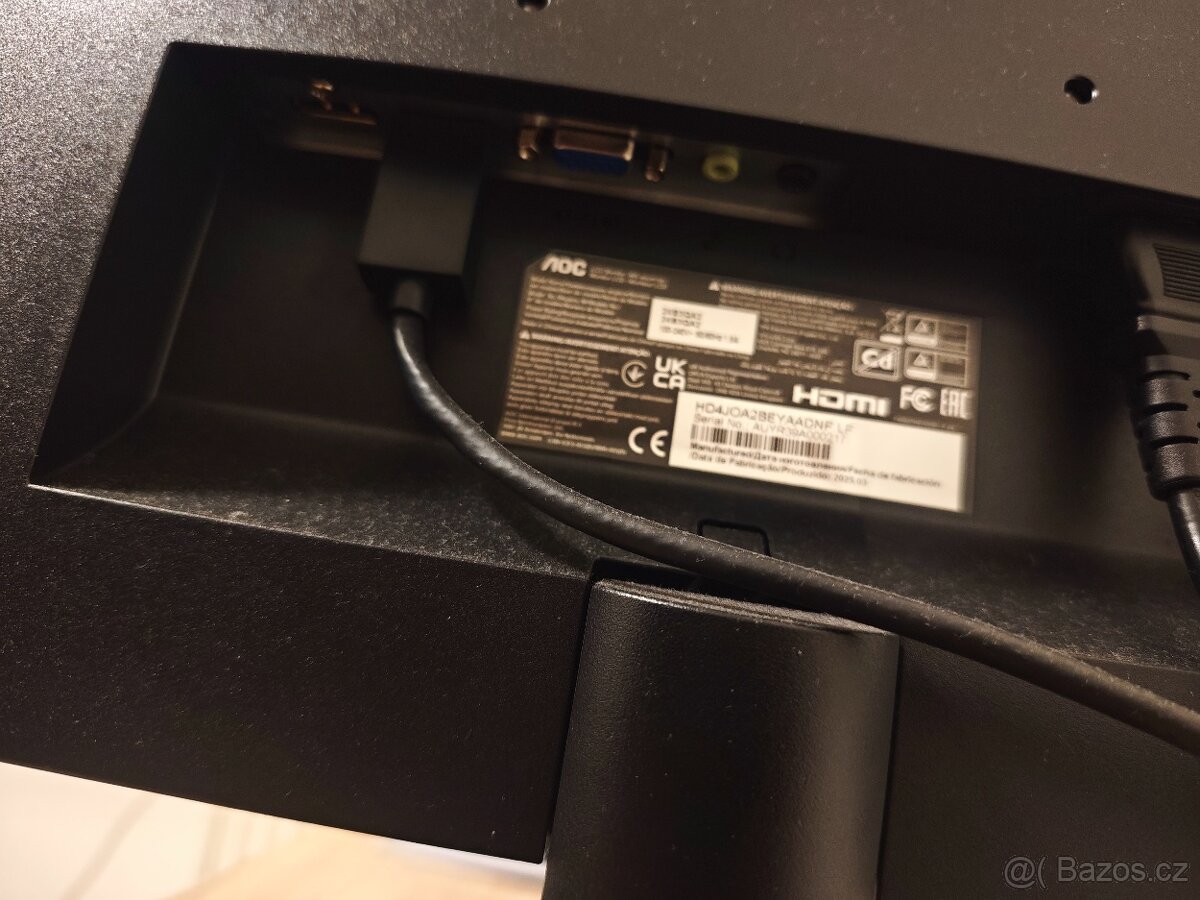 Herni monitor full HD 120hz zakoupeno 9.9.2025 v alze zaruka - 4