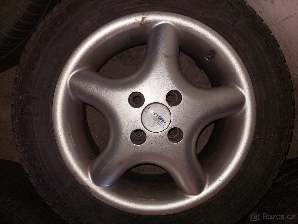 Prodám zimní alu Magic by Rondell 4×100 R14,195/60 - 4