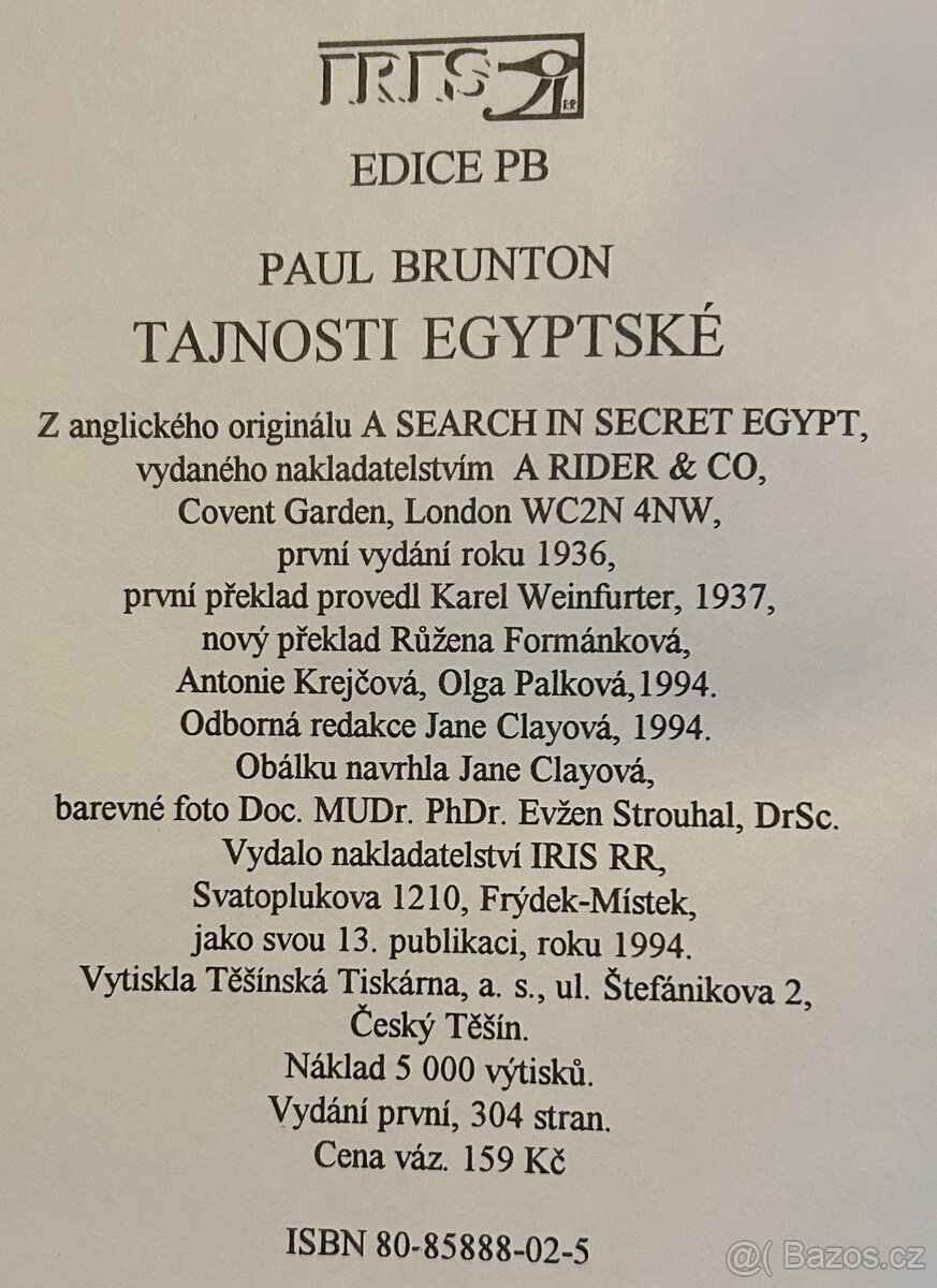 Knihy Šrí Šrímad/Brunton Paul - 4