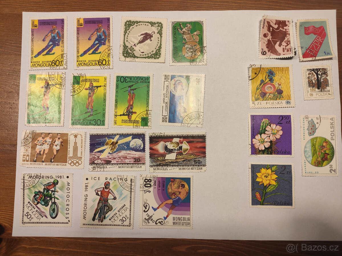 Poštovní známky včetně alba - 4