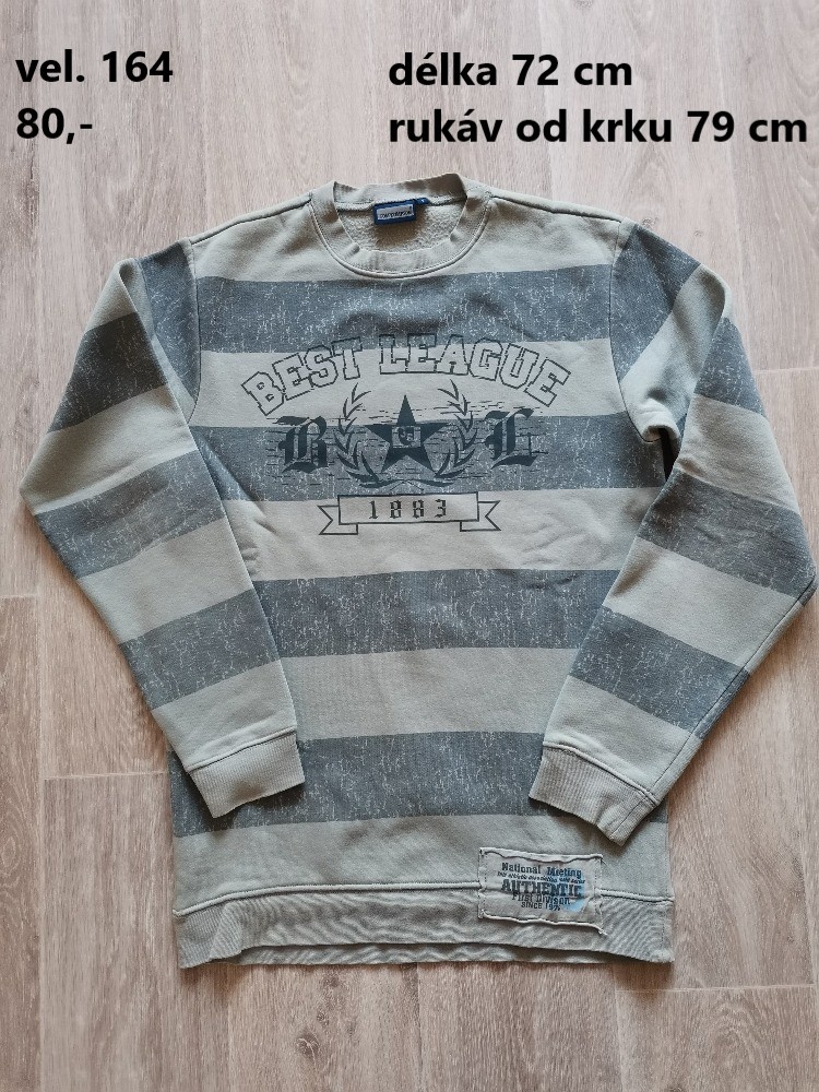 Bunda a mikiny kluk vel. 158 - 164 - 4
