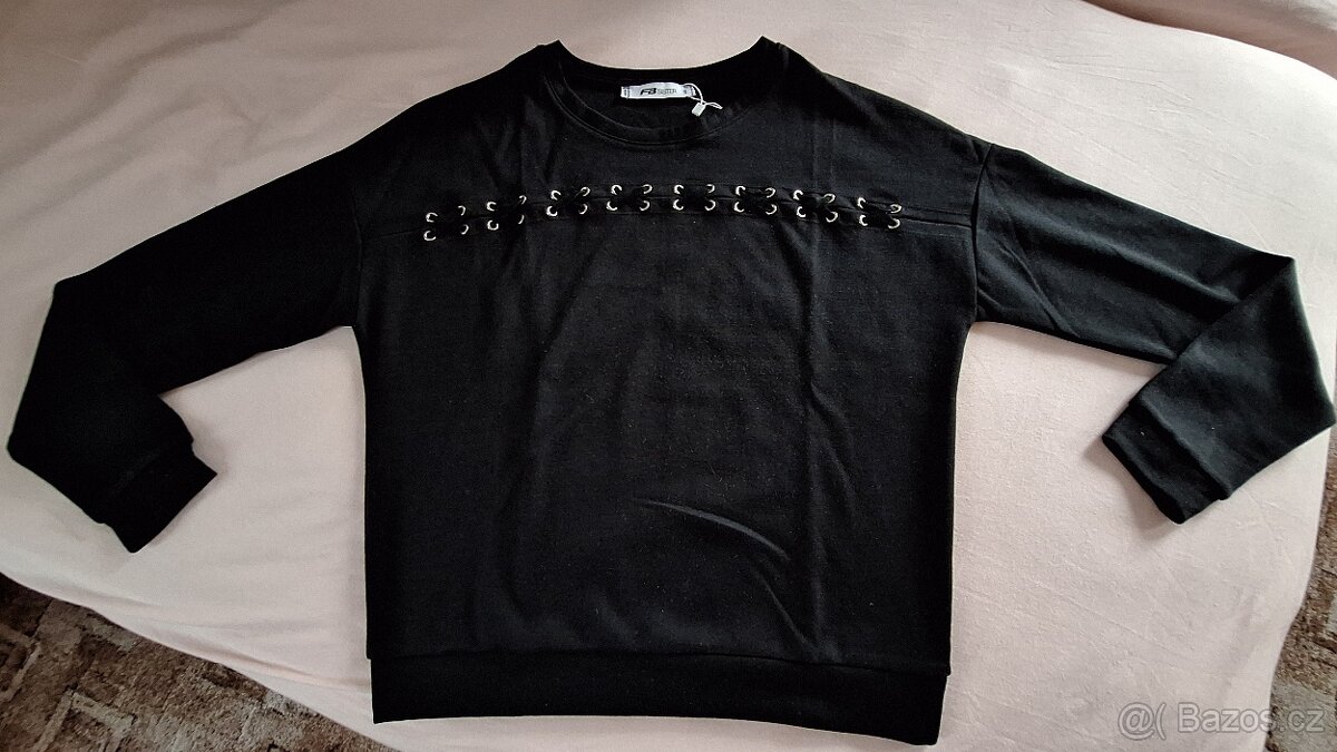 Dámská černá mikina - 4