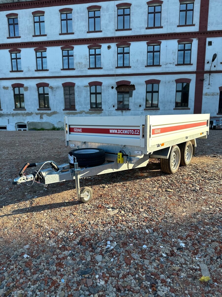 Přívěs Gewe P3500 F/3, Jednostranný sklopný elektrický - 4