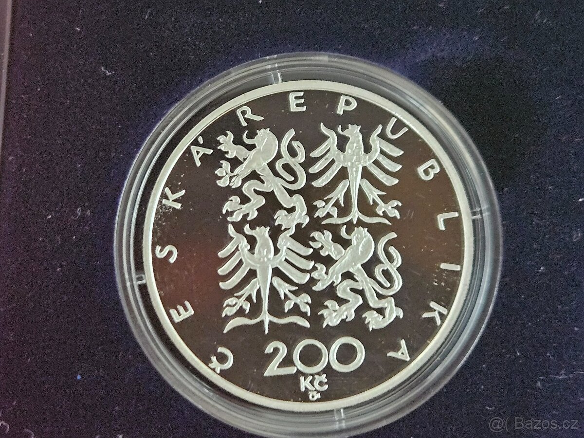 200 Kč 1997 - Běchovice, PROOF - 4