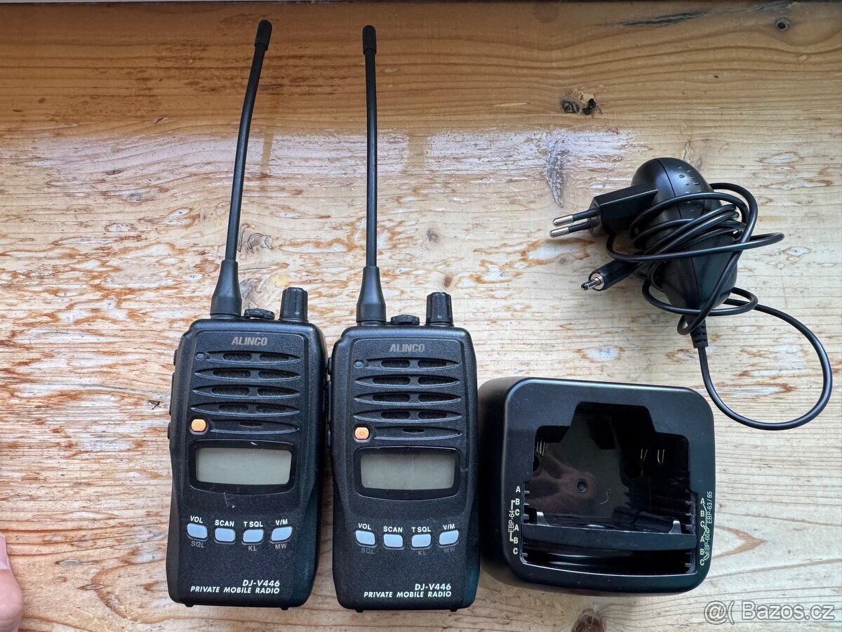 2× Alinco DJ-V446 – profesionální radiostanice, TOP stav - 4