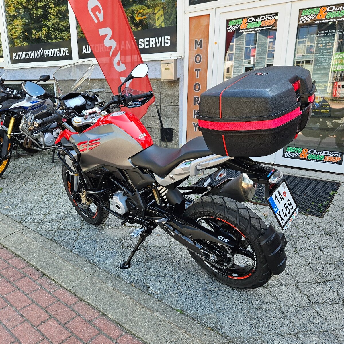 BMW G 310 GS, ČR, Padací rám, Vyšší plexi, Zadní kufr - 4