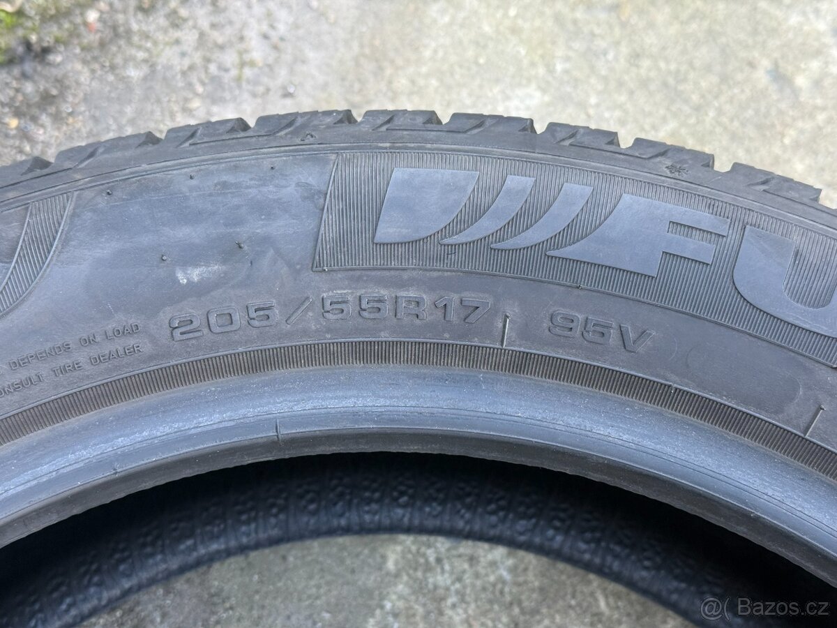 2x ZIMNÍ PNEU - Fulda Kristall Control 205/55 R17 95V - 4